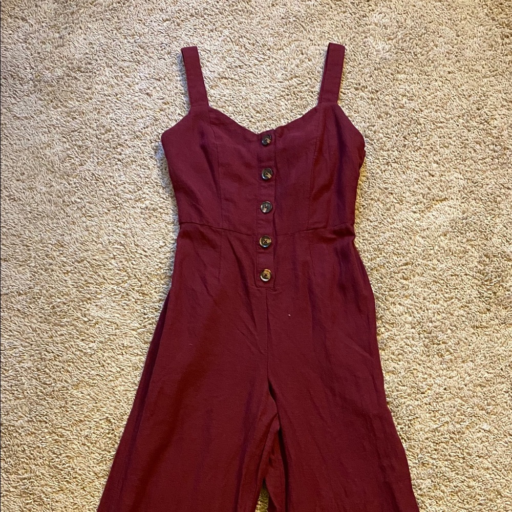 Maroon Romper